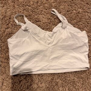 Athleta White Crop Top